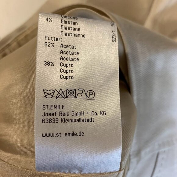 St. Emile‎ Women's Cotton Fitted Business Mini Skirt Size 8 - Picture 9 of 12